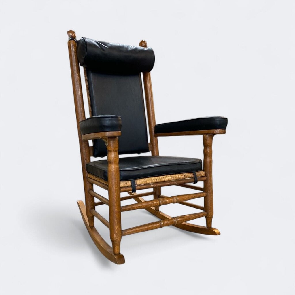 Larry Arata Replica JFK Rocking Chair in Black