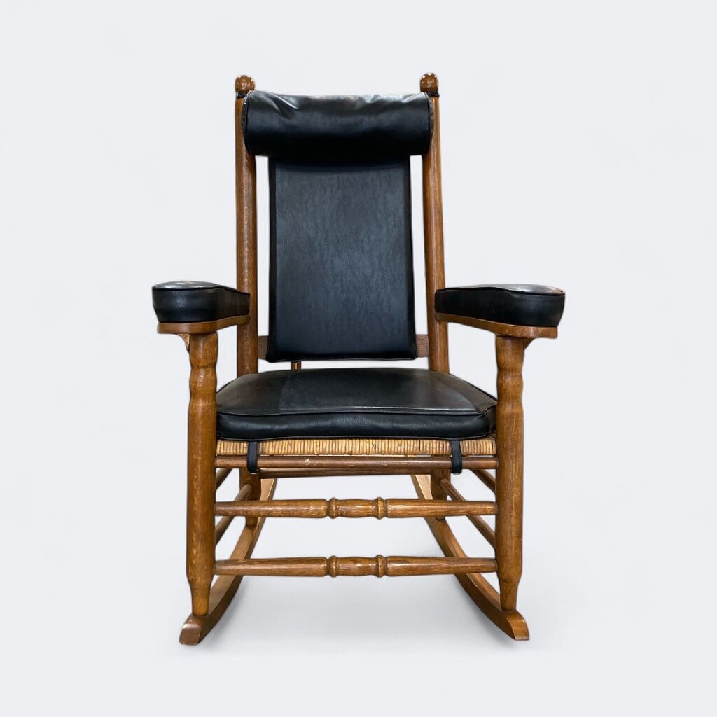 Larry Arata Replica JFK Rocking Chair in Black