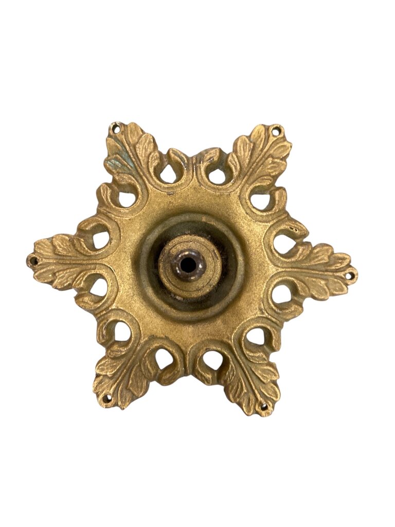 Hollywood Regency Figura Three Graces Posts Glass End Table