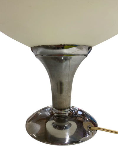 Vintage Mushroom Lamp with Opaline Glass Shade in Good Working Order