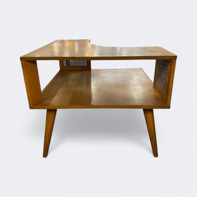 Mid Century Conant Ball Leslie Diamond Corner Table