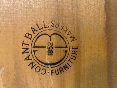 Mid Century Conant Ball Leslie Diamond Corner Table