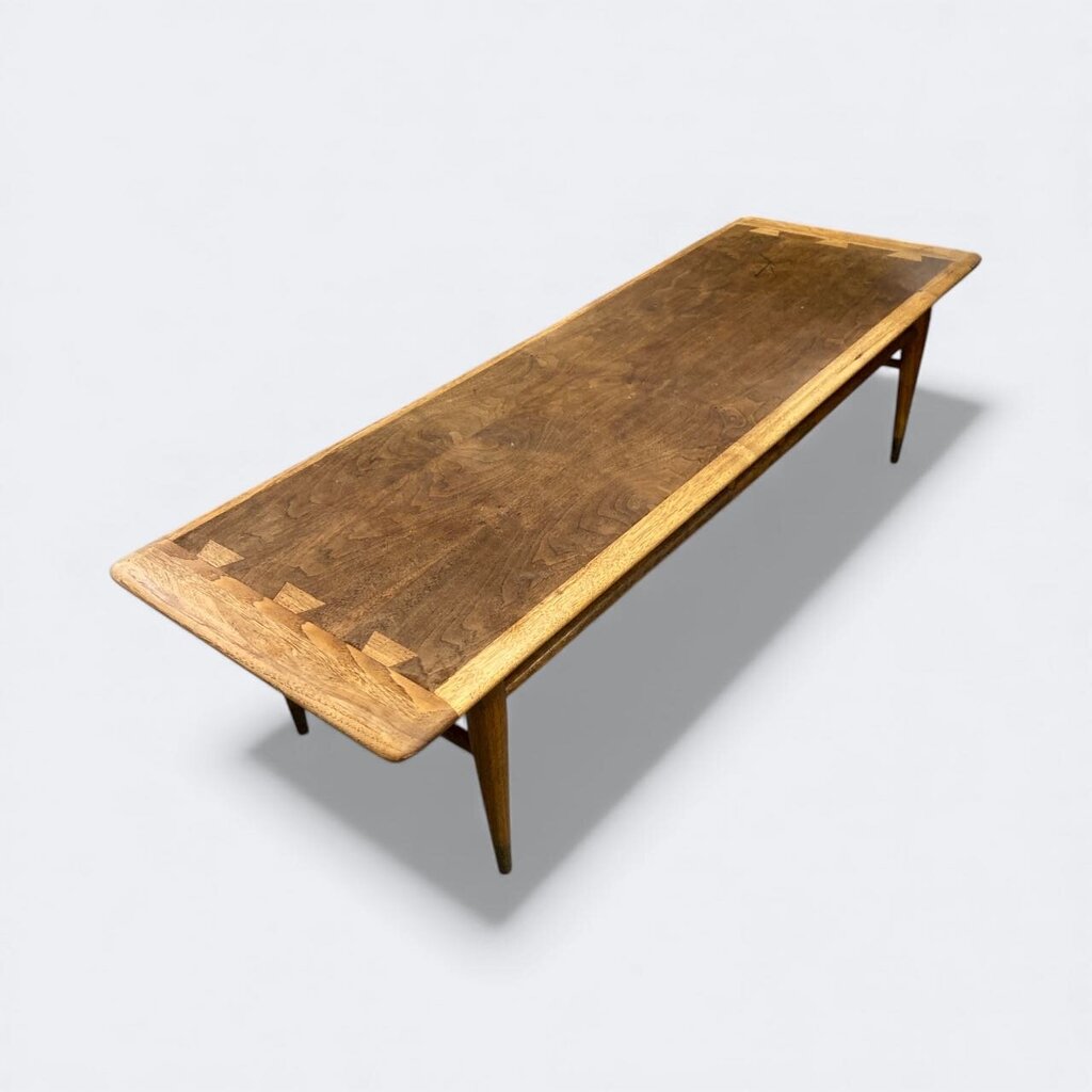 Mid Century Modern Lane Acclaim Walnut Coffee Table