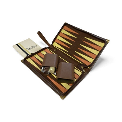 Mid Century Pierre Cardin Travel Size Backgammon Board (no dice)