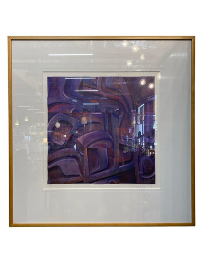 Robert James Schoppert "Blueberries" Lithograph