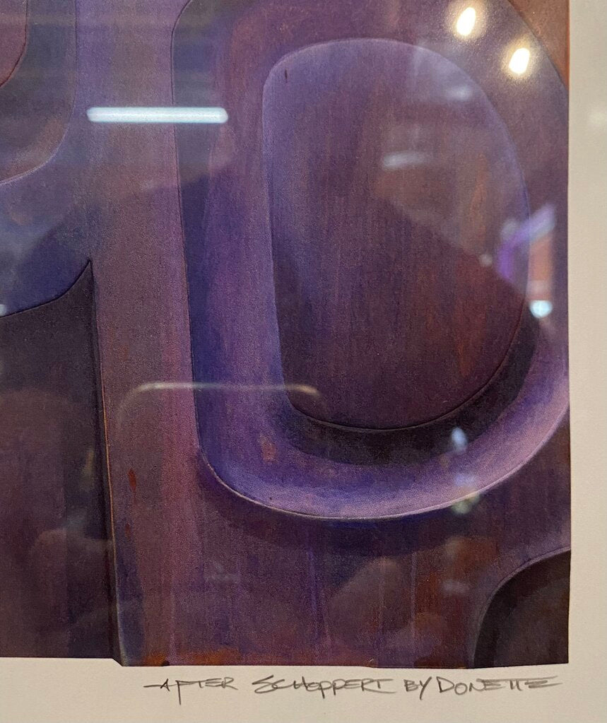 Robert James Schoppert "Blueberries" Lithograph