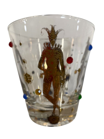 SET OF 7 Culver Mardi Gras Highball Glasses (Set of 7)