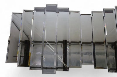 Art Deco Beveled and Cascaded Wall Mirrow