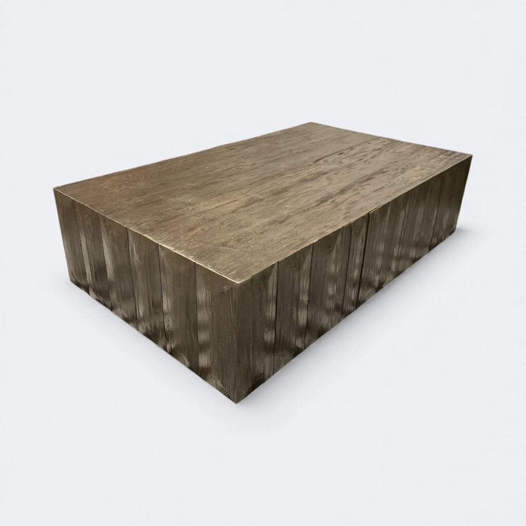 Monumental Revelations Reclaimed Wood Coffee Table
