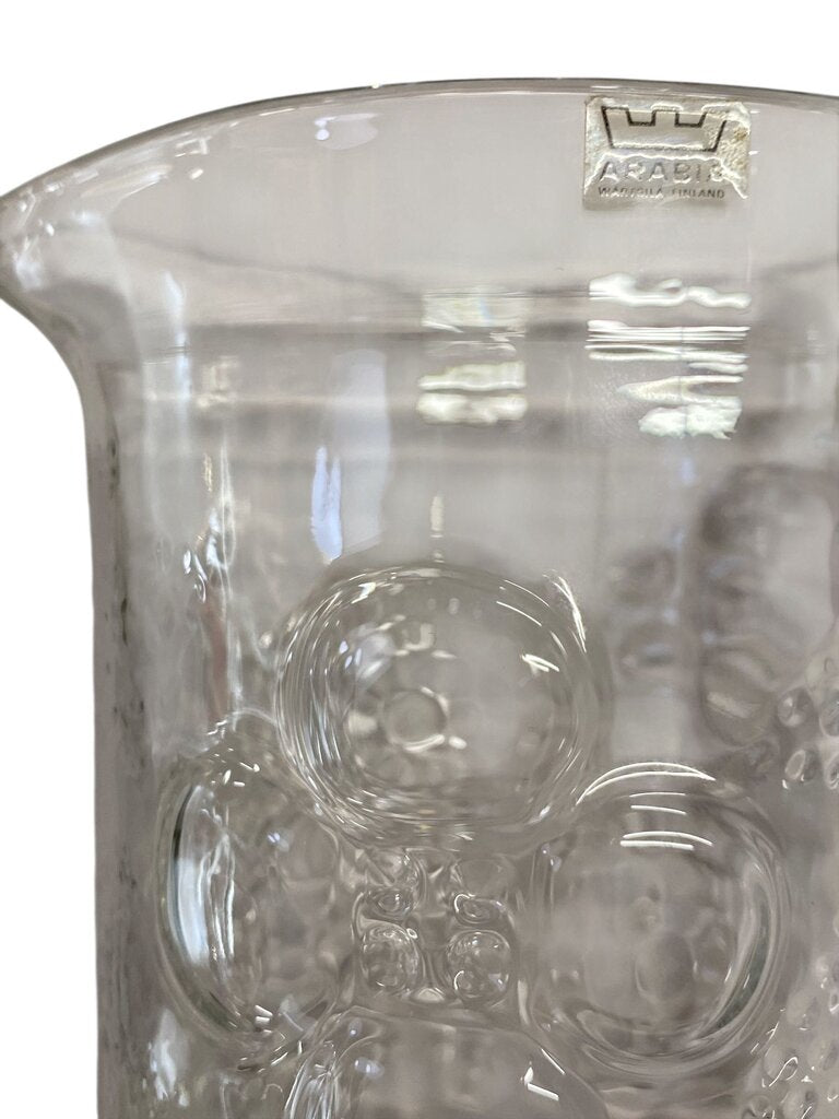 Arabia Finland Crystal Water Pitcher