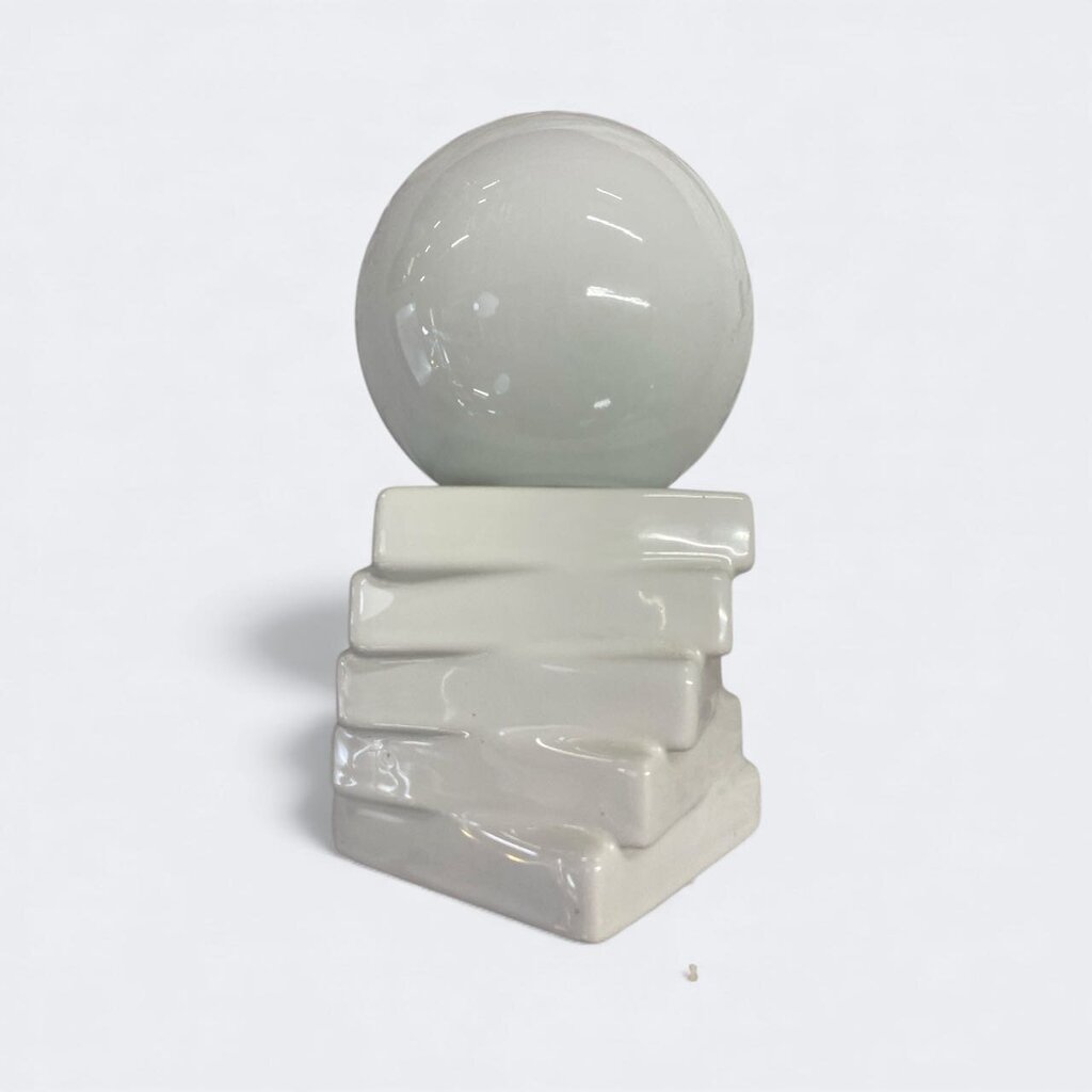 Vintage Bedside Lamp by Fischer Leuchten with White Ceramic Base