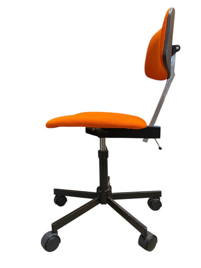 Vintage Danish Labofa Office or Desk Chair, 1970s in ORANGE