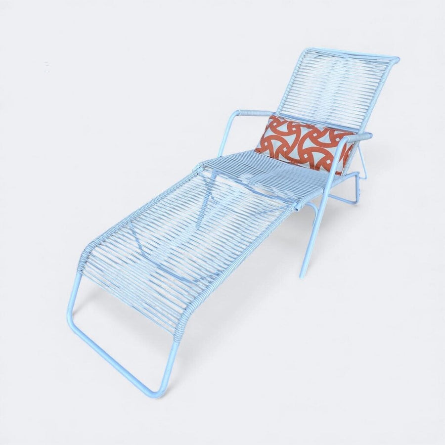 MCM Aimes Aire / Brown Jordan Chaise in White