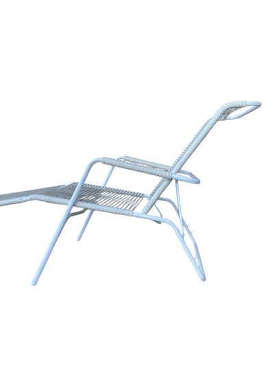 MCM Aimes Aire / Brown Jordan Chaise in White