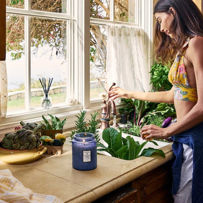 Voluspa Mediterranean Lemon 18oz Large Jar Candle