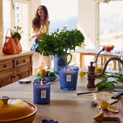 Voluspa Mediterranean Lemon 18oz Large Jar Candle