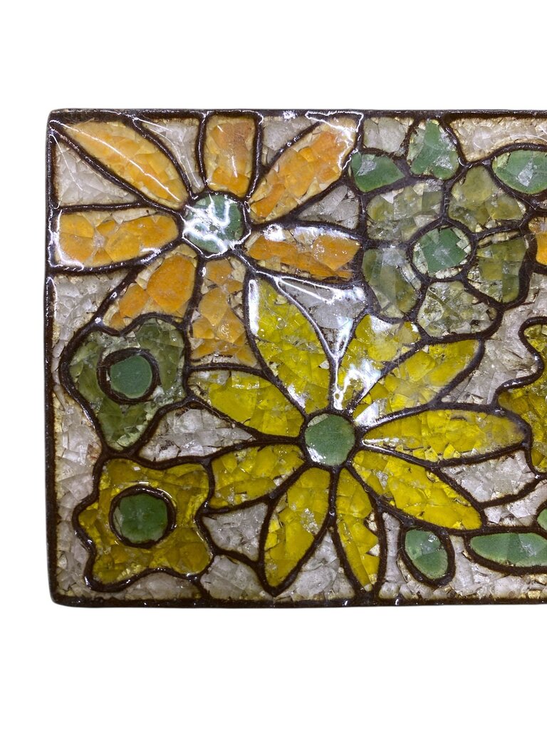 George Kitchel California Ceramic Fused Glass Trinket Box