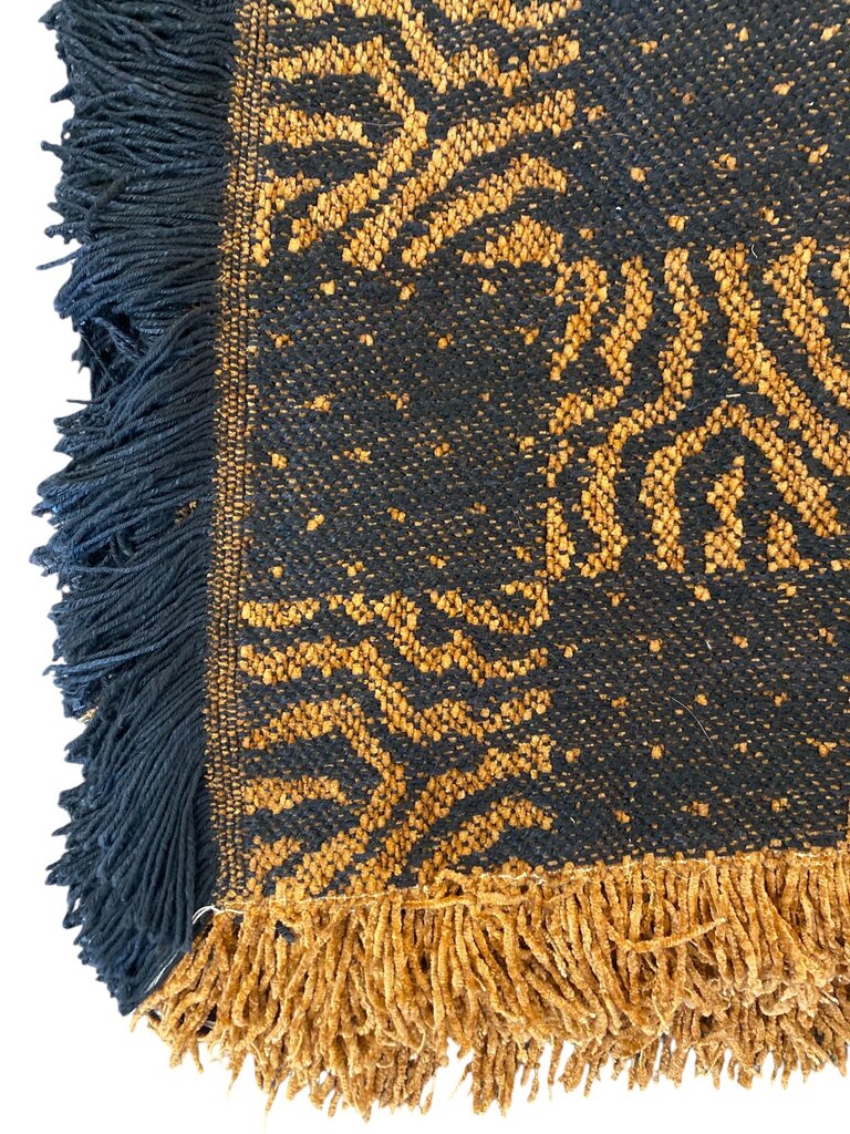 Vintage Cotton and Wool Blend Throw