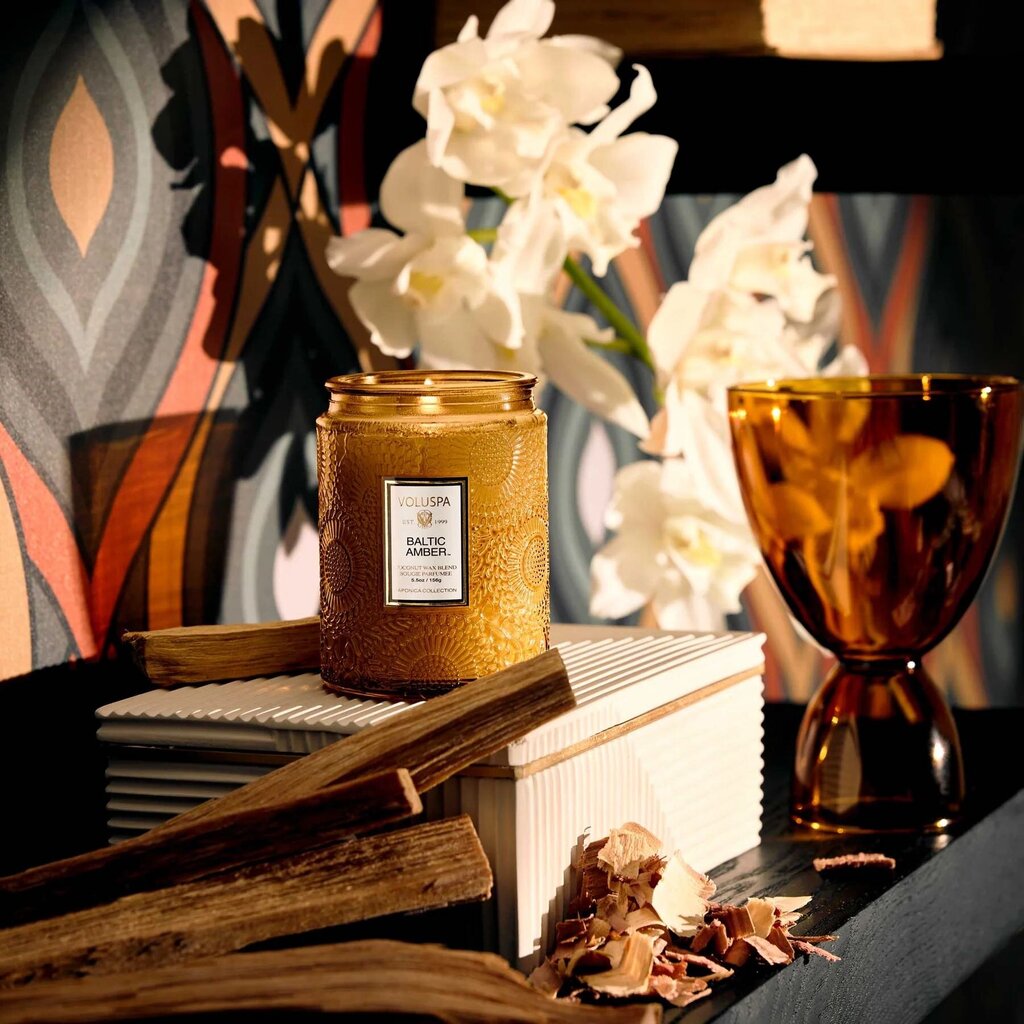 Voluspa Baltic Amber 5.5oz Small Jar Candle