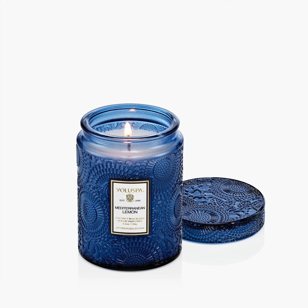 Voluspa Mediterranean Lemon 5.5oz Small Jar Candle