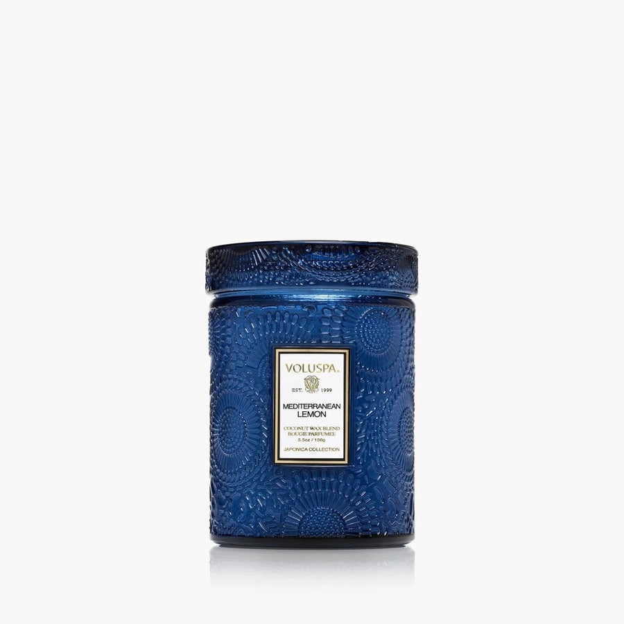 Voluspa Mediterranean Lemon 5.5oz Small Jar Candle