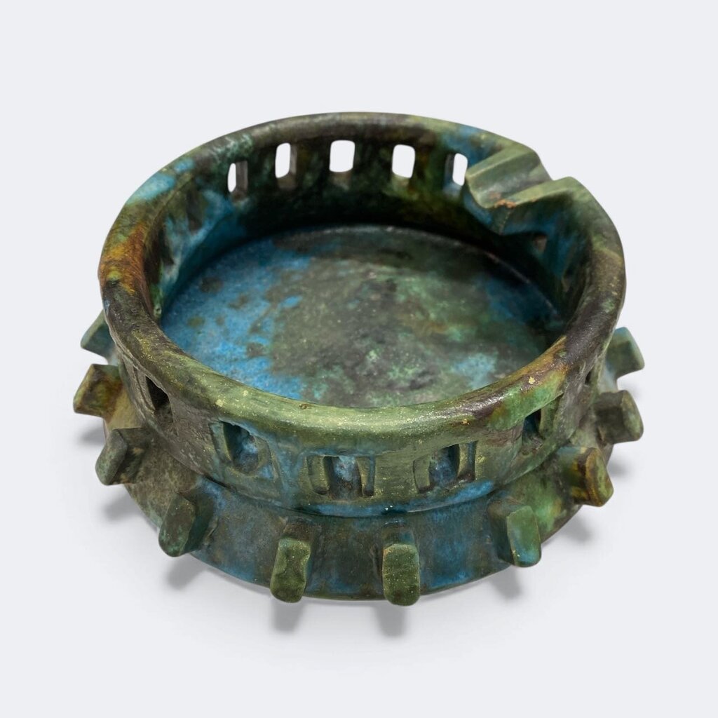 Raymor Alvino Bagni Brutalist Ashtray Italian Ceramic