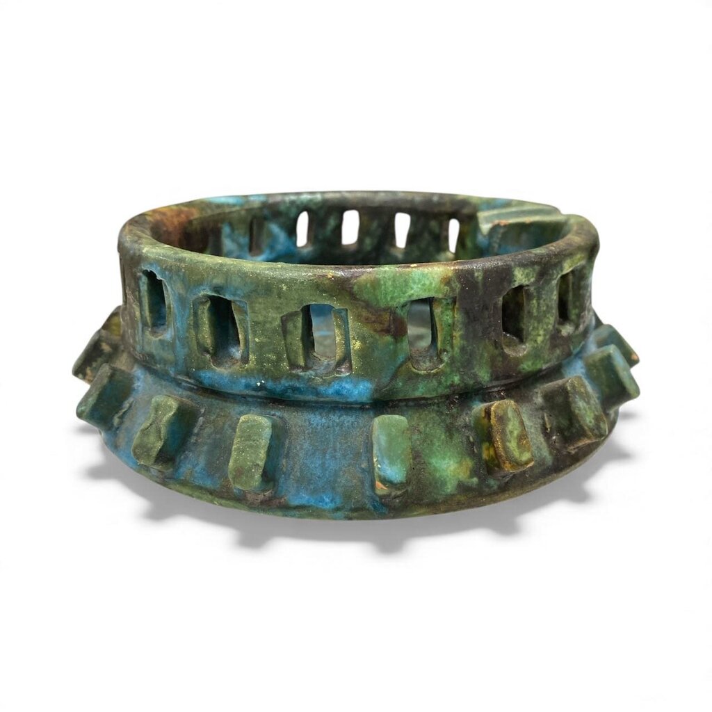 Raymor Alvino Bagni Brutalist Ashtray Italian Ceramic