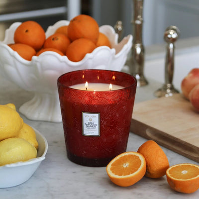 Voluspa Goji Tarocco Orange 3 Wick Hearth Candle