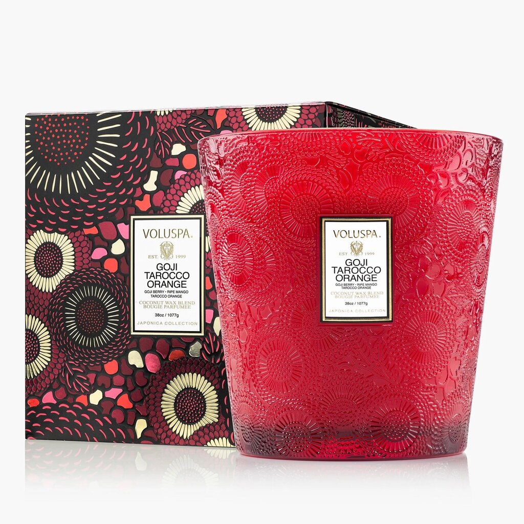 Voluspa Goji Tarocco Orange 3 Wick Hearth Candle