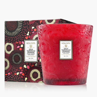 Voluspa Goji Tarocco Orange 3 Wick Hearth Candle