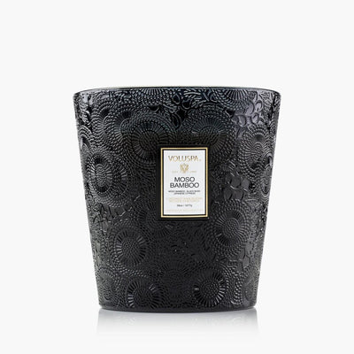 Voluspa Moso Bamboo 3 Wick Hearth Candle
