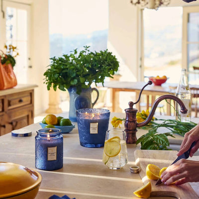 Voluspa Mediterranean Lemon 3 Wick Hearth Candle