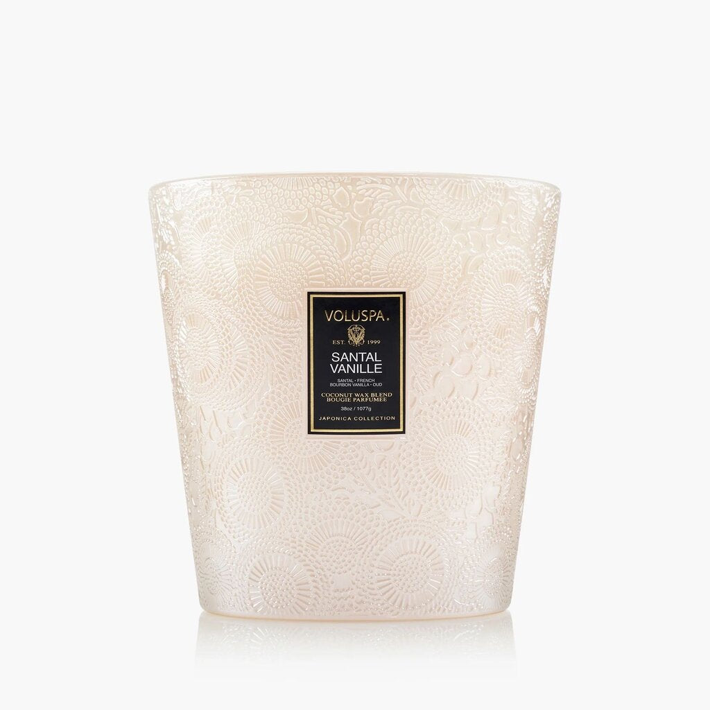 Voluspa Santal Vanille 3 Wick Hearth Candle