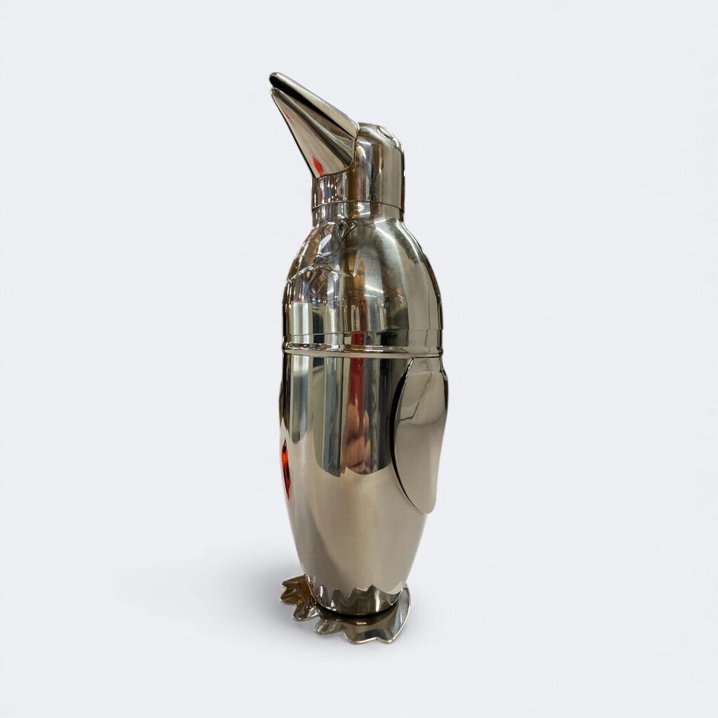Polished Steel Penguin Shaker