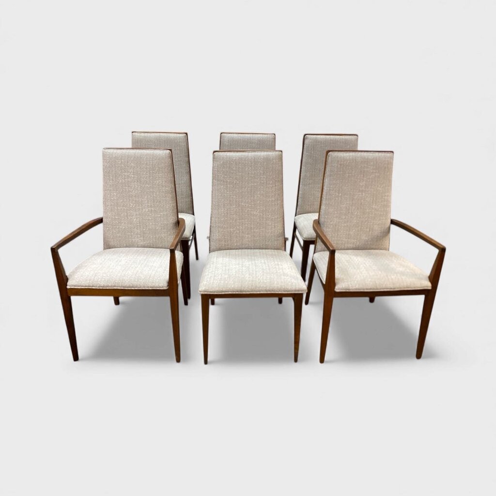 Mid Century Set of 6 DILLINGHAM Dining Chairs by Milo Boughman