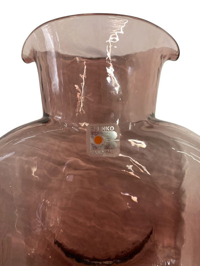 MCM Blenko Double Spout Decanter in Amethyst