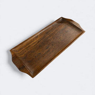 Danish Modern SOLID Rosewood Serving Tray