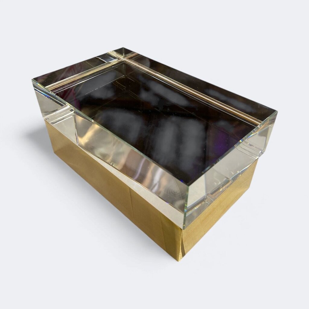 Brass and Glass Display Box - Huge and Heavy