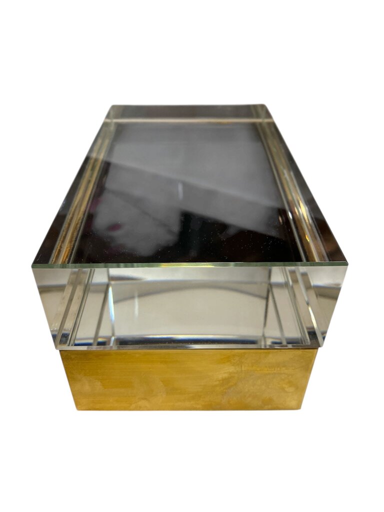 Brass and Glass Display Box - Huge and Heavy