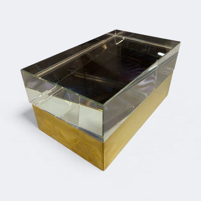 Brass and Glass Display Box - Huge and Heavy