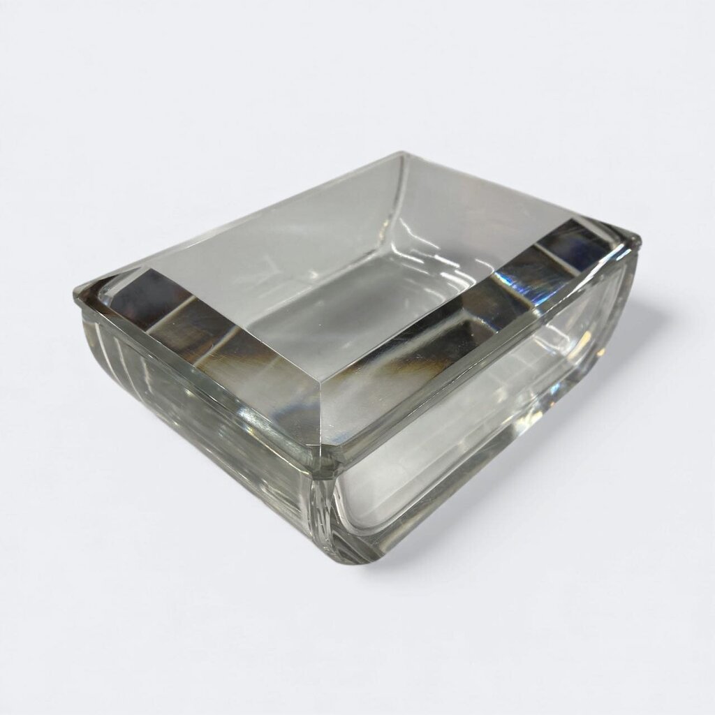 French Crystal Art Glass Box