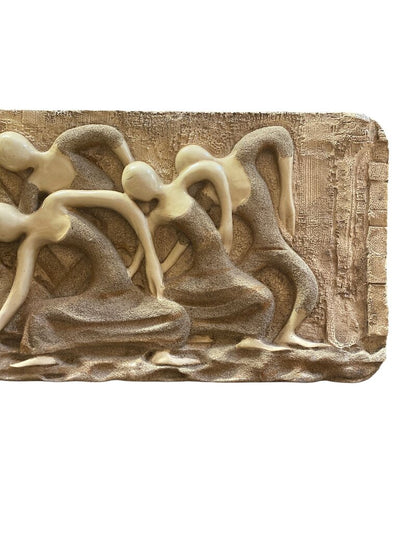 Mid Century "Dancers" Original Relief Wall Art by Finesse Originals