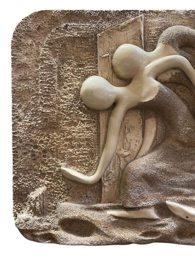 Mid Century "Dancers" Original Relief Wall Art by Finesse Originals
