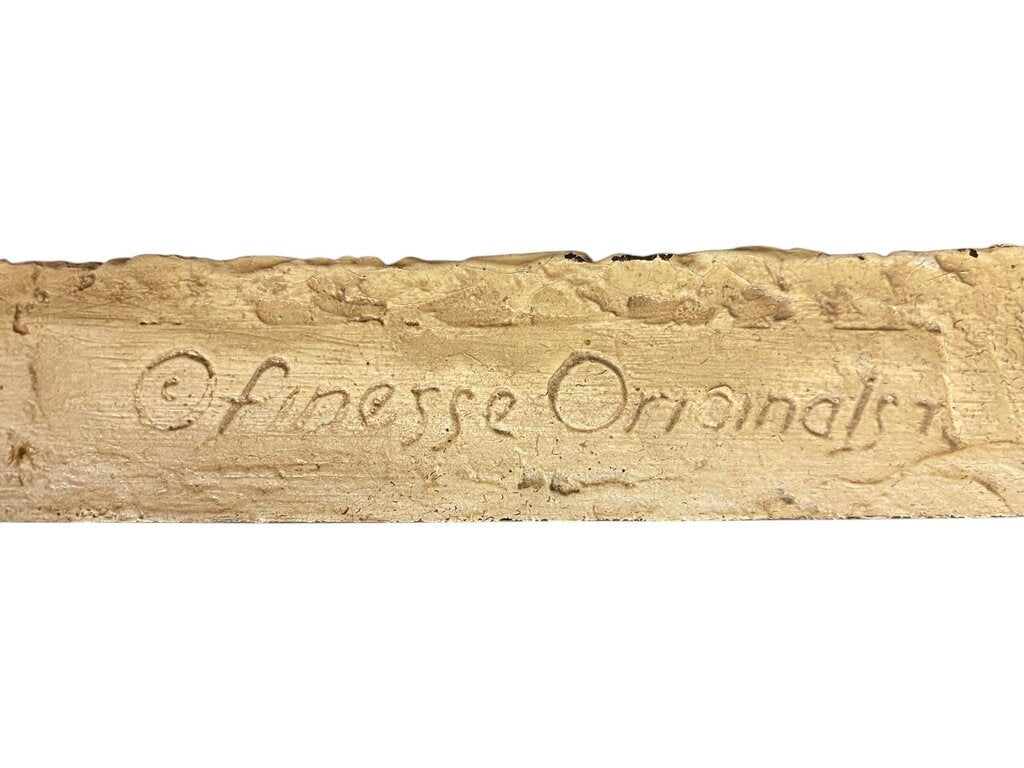 Mid Century "Dancers" Original Relief Wall Art by Finesse Originals