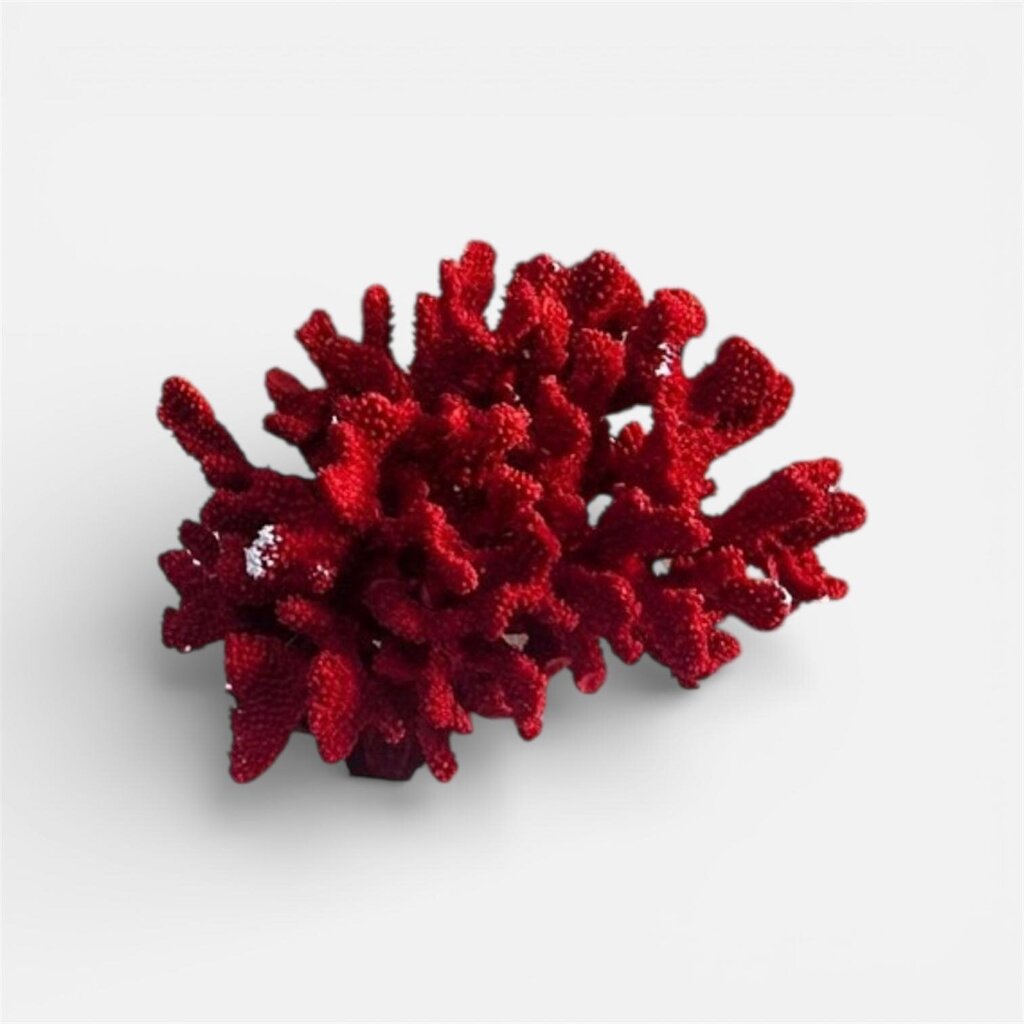 Decor Faux Red Finger Coral