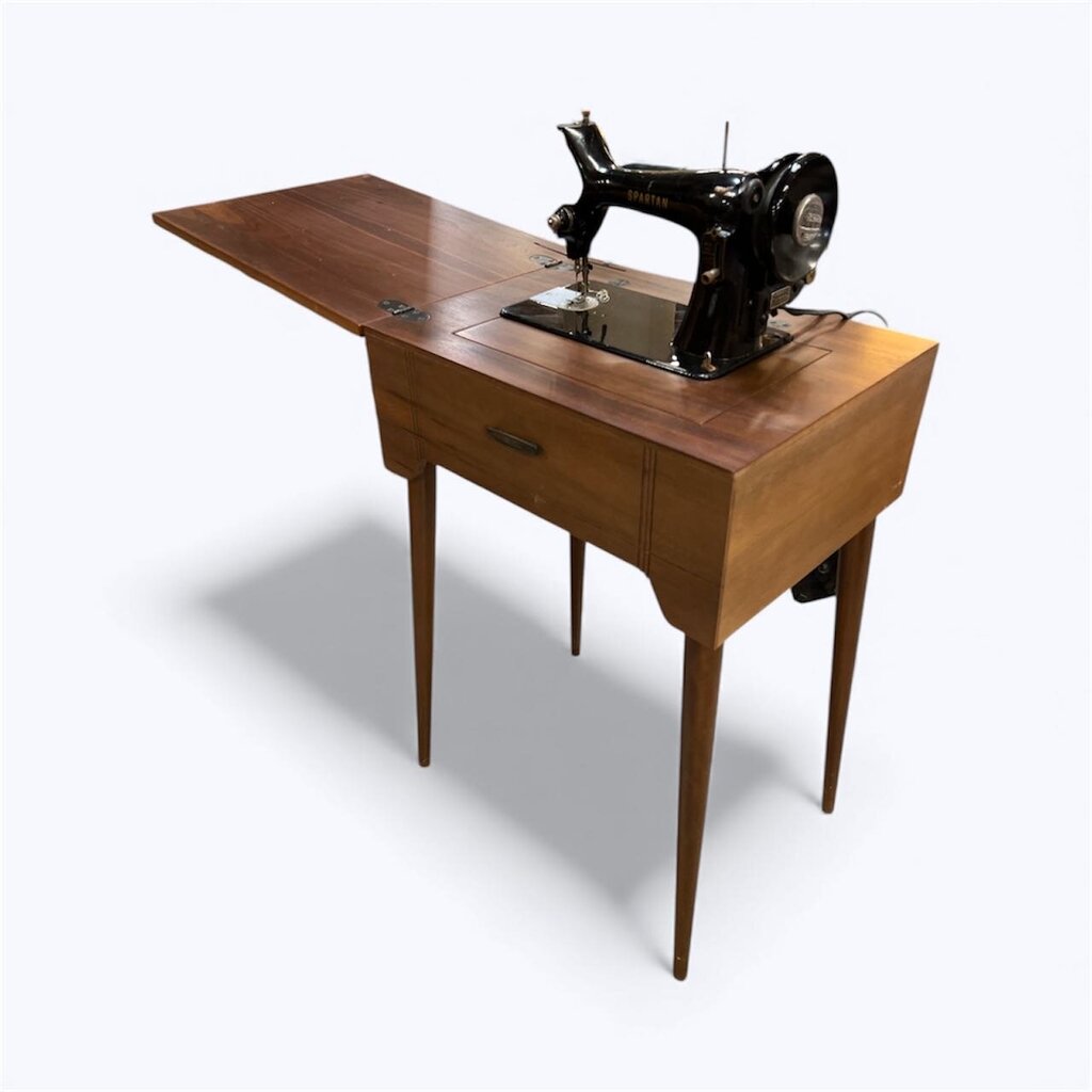 Vintage Singer Spartan Sewing Machine w/ Table