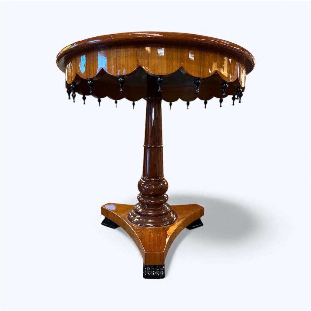 Mid Century Anglo-Indian Veneer Round Side Table