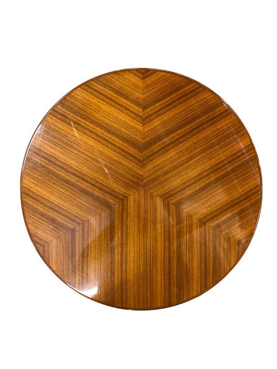 Mid Century Anglo-Indian Veneer Round Side Table