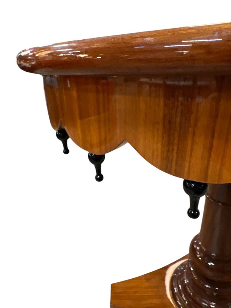 Mid Century Anglo-Indian Veneer Round Side Table