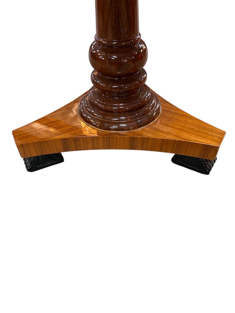 Mid Century Anglo-Indian Veneer Round Side Table